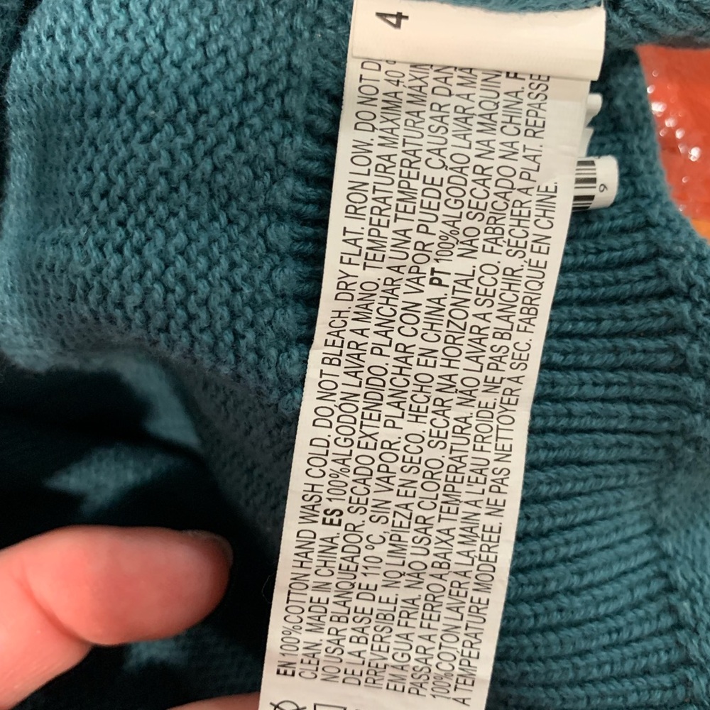 Forever 21 teal cardigan - Picture 4 of 4